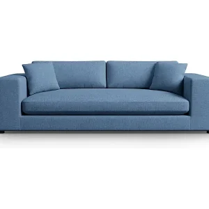 CXL by Christian Lacroix - 4-Sitzer Sofa "Tendance" Sitzer aus strukturiertem Stoff dunkelblau - 262x122x72cm Online Kaufen