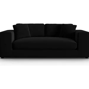 Finale Aktion CXL by Christian Lacroix - 3-Sitzer Sofa "Tendance" Sitzer aus Samt schwarz - 220x122x72cm