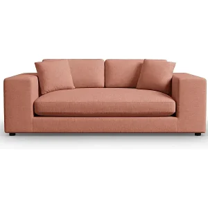 Schneller Versand CXL by Christian Lacroix - 3-Sitzer Sofa "Tendance" Sitzer aus strukturiertem Stoff rot - 220x122x72cm