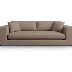 CXL by Christian Lacroix - 4-Sitzer Sofa "Tendance" Sitzer aus strukturiertem Stoff hellbraun - 262x122x72cm Preisreduziert