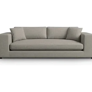 CXL by Christian Lacroix - 4-Sitzer Sofa "Tendance" Sitzer aus strukturiertem Stoff grau - 262x122x72cm Preisknaller