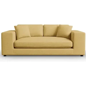 CXL by Christian Lacroix - 3-Sitzer Sofa "Tendance" Sitzer aus strukturiertem Stoff gelb - 220x122x72cm Preisreduziert