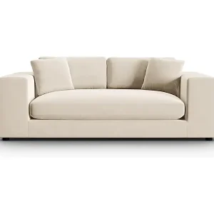 Rabatt CXL by Christian Lacroix - 3-Sitzer Sofa "Tendance" Sitzer aus Samt beige - 220x122x72cm