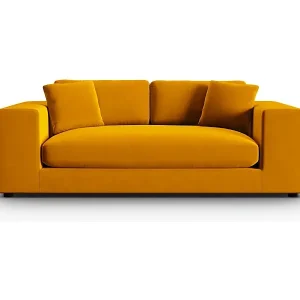Günstig CXL by Christian Lacroix - 3-Sitzer Sofa "Tendance" Sitzer aus Samt gold - 220x122x72cm