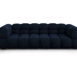 Direktkauf Cosmopolitan Design - 4-Sitzer modulares Sofa "Sky" aus Samt königsblau - 244x102x75cm