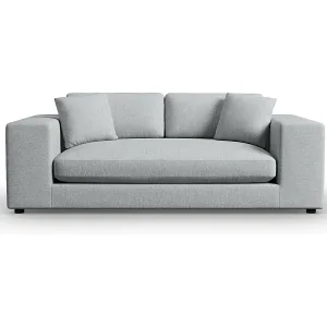 CXL by Christian Lacroix - 3-Sitzer Sofa "Tendance" Sitzer aus strukturiertem Stoff hellgrau - 220x122x72cm Neuheit