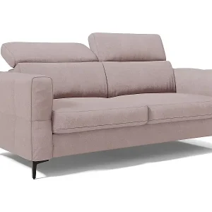 Saisonangebot Gardenia Schlafsofa mit 18 cm hoher Matratze wasserfestem Stoff T02 198 cm (mat. 140x197) Rosa