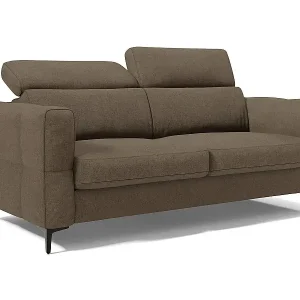 Gardenia Schlafsofa mit 18 cm hoher Matratze wasserfestem Stoff T02 218 cm (mat. 160x197) Braun Online Kaufen