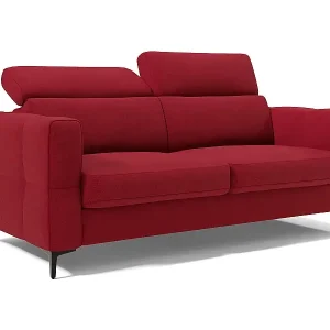 Top-Angebot Gardenia Schlafsofa mit 18 cm hoher Matratze wasserfestem Stoff T02 178 cm (mat. 120x197) Rot