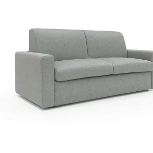 Neue Kollektion Kansas Schlafsofa mit 20 cm hohen Matratze aus wasserfestem Baumwollmischgewebe T13 212 cm (mat. 160x197) grau