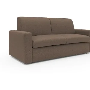 Bestseller Kansas Schlafsofa mit 20 cm hohen Matratze aus wasserfestem Baumwollmischgewebe T13 212 cm (mat. 160x197) braun