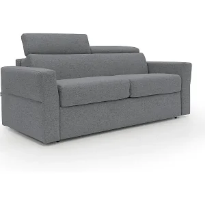 Jetzt Kaufen Avalon Schlafsofa mit 18 cm hoher Matratze aus wasserfestem Stoff T03 220 cm (160x197) grau