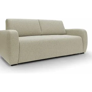 Duna Schlafsofa mit 20 cm Matratze aus wasserfestem Stoff T03 215 cm (mat. 160x197) beige Kracherpreis