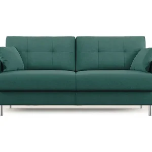 Megan Schlafsofa aus abwaschbarer Mikrofaser T11 168 cm (mat. 120x197) Petrol Begrenztes Angebot