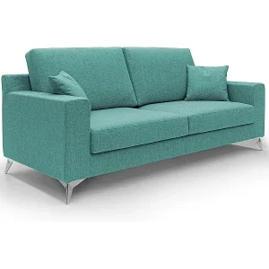 Bestseller Michael Sofa aus schmutzabweisendem, wasserfestem Stoff T03 166 cm Aquamarin