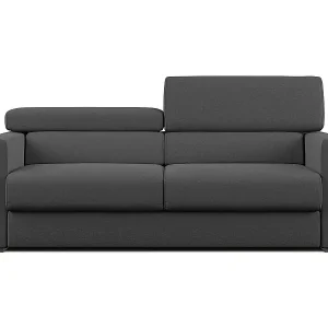 Preiswert Dylan Sofa mit Bettkastenauszug aus wasserfestem, Baumwollartigem Stoff T13 188 cm anthrazit