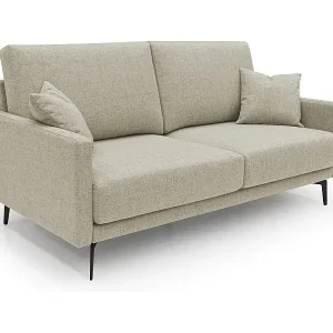 Bestpreis Saturno modernes Sofa aus weichem wasserfestem Stoff T03 180 cm beige
