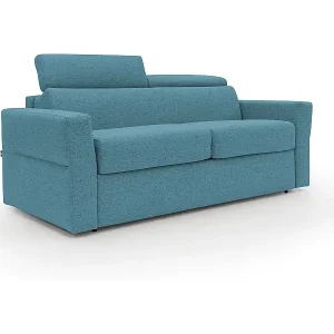 Begrenztes Angebot Avalon Schlafsofa mit 18 cm hoher Matratze aus wasserfestem Stoff T03 200 cm (140x197) hellblau