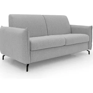 Scarlet Schlafsofa aus wasserfestem Baumwollmischgewebe T19 175 cm (mat.120x197) grau Preiswert