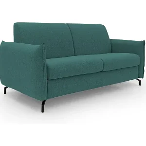 Scarlet Schlafsofa aus wasserfestem Baumwollmischgewebe T19 195 cm (mat.140x197) petrol Sichere Zahlung