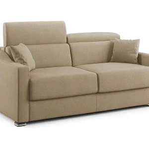 Mega-Angebot Amber Schlafsofa aus schmutzabweisendem Stoff T05 171 cm (mat. 120x197)beige