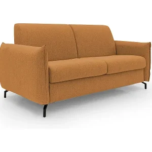 Scarlet Schlafsofa aus wasserfestem Baumwollmischgewebe T19 175 cm (mat.120x197) orange Finale Aktion