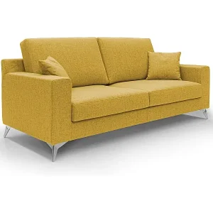Highlight Michael Sofa aus schmutzabweisendem, wasserfestem Stoff T03 146 cm Gelb