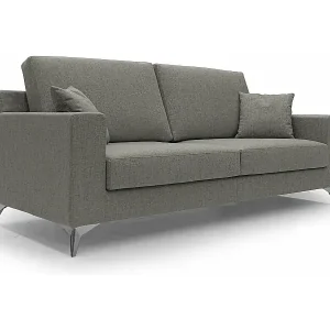 Solange Der Vorrat Reicht Michael Sofa aus schmutzabweisendem, wasserfestem Stoff T03 166 cm Taupe