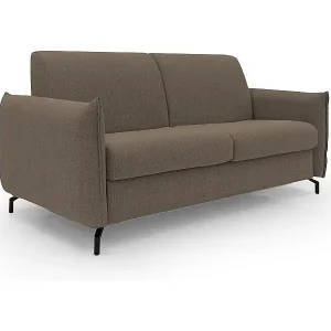 Nur Heute Scarlet Schlafsofa aus wasserfestem Baumwollmischgewebe T19 215 cm (mat.160x197) braun