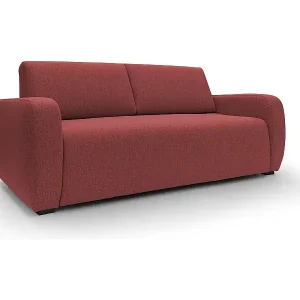 Geprüft Duna Schlafsofa mit 20 cm Matratze aus wasserfestem Stoff T03 195 cm (mat. 140x197) rot