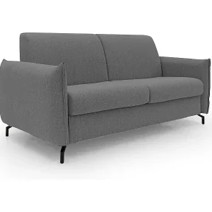 Geprüft Scarlet Schlafsofa aus wasserfestem Baumwollmischgewebe T19 215 cm (mat.160x197) anthrazit