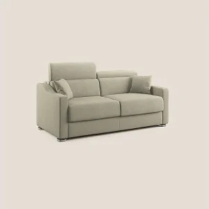 Amber Schlafsofa aus schmutzabweisendem Stoff T05 211 cm (mat. 160x197)creme Saisonangebot
