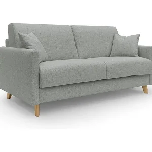 Beliebt Edgar Schlafsofa aus wasserfestem felis Stoff T03 200 cm (mat. 160x197) hellgrau