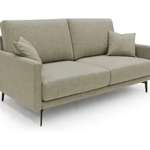 Saturno modernes Sofa aus weichem wasserfestem Stoff T03 180 cm braun Billig
