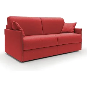Evans Schlafsofa aus wasserfestem Stoff T13 169 cm (mat. 140x197)rot Kracherpreis