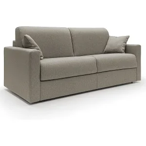 Gratis Versand Chris Schlafsofa aus wasserfestem Stoff T13 166 cm (mat. 120x197) taupe