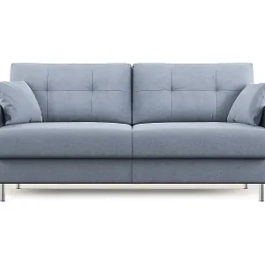 Megan Schlafsofa aus abwaschbarer Mikrofaser T11 188 cm (mat. 140x197) Baby Blau Meistverkauft
