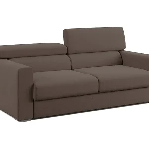 Kracherpreis Dylan Sofa mit Bettkastenauszug aus wasserfestem, Baumwollartigem Stoff T13 188 cm braun