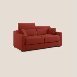 Amber Schlafsofa aus schmutzabweisendem Stoff T05 171 cm (mat. 120x197)rot Kostenloser Versand