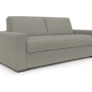 Nixon Schlafsofa mit 20 cm Matratze aus wasserfestem Stoff T03 220 cm (mat. 160x197) Taupe Neue Kollektion