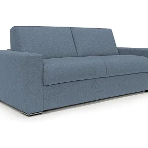 Begrenztes Angebot Nixon Schlafsofa mit 20 cm Matratze aus wasserfestem Stoff T03 220 cm (mat. 160x197) Blau