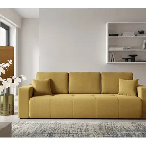 Aktuell Schlafsofa mit Bettkasten MOLINIO Gelb