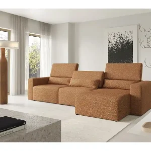 Zertifiziert Ecksofa Posejdon XL Premium modular Farbe: Puente 52