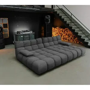 Neue Kollektion Bigsofa - Anthrazit Cord - VIVIEN