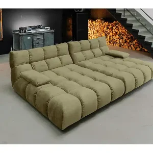 Bigsofa - Grün Velvet - VIVIEN Online Kaufen