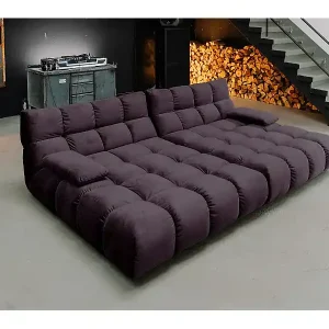 Top-Preis Bigsofa - Violett Velvet - VIVIEN