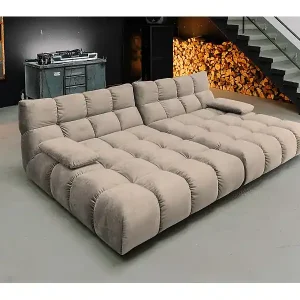 Bigsofa - Braun Velvet - VIVIEN Kostenloser Rückversand