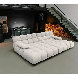 Meistverkauft Bigsofa - Silber Cord - VIVIEN