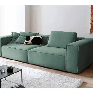 Sofa - Smaragdgrün Cord - CARMO Kostenfreie Lieferung