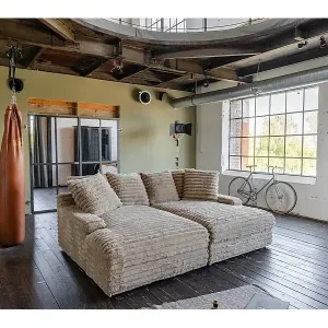 Bigsofa - Taupe Cord - CADY Ausverkauf